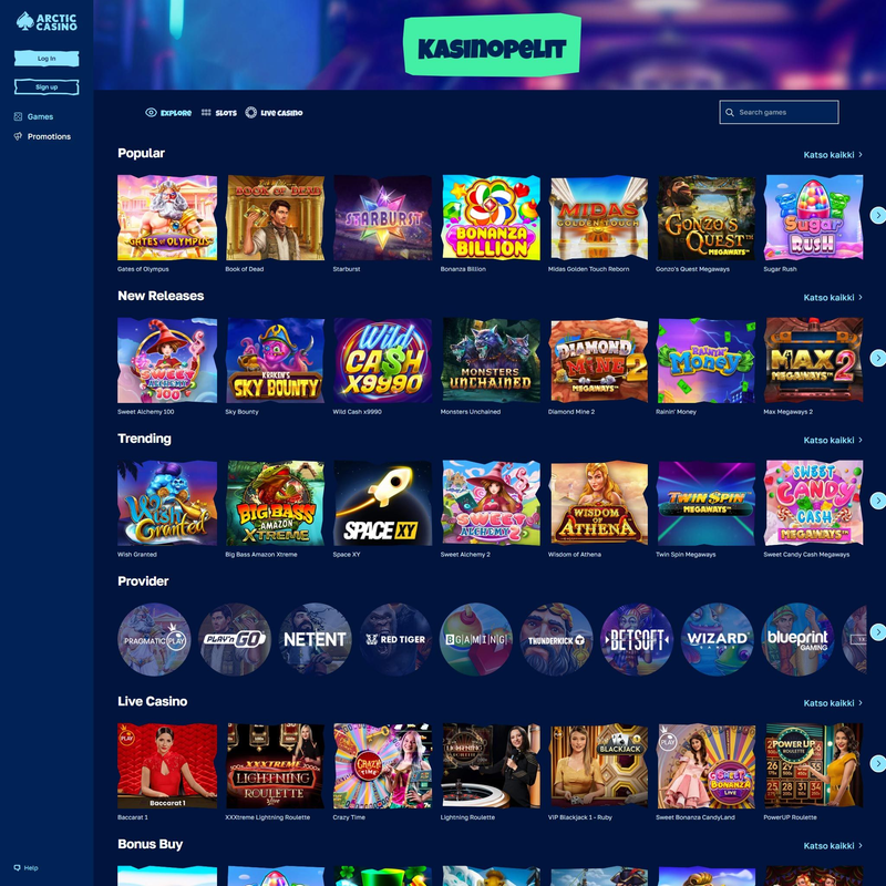 Arctic Casino screenshot