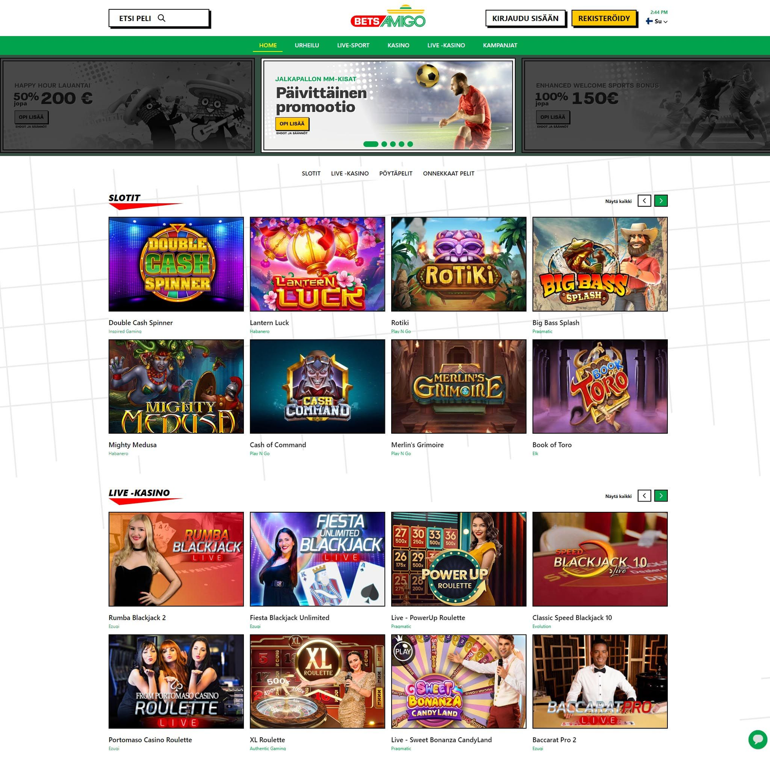 Betsamigo Casino screenshot 1
