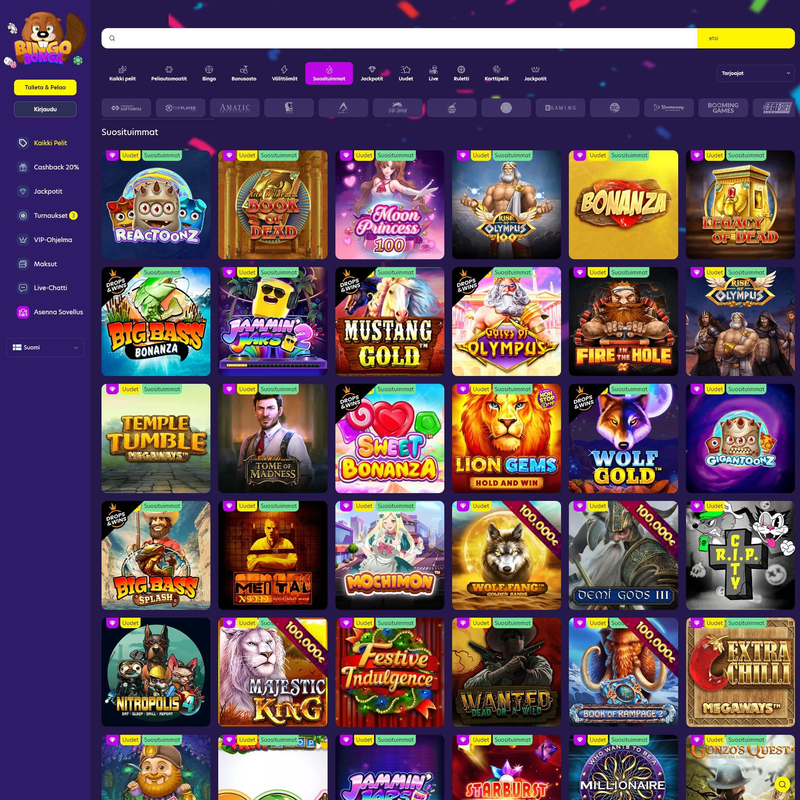 Bingo Bonga Casino screenshot