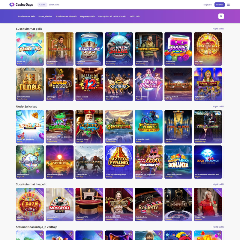 Casino Days screenshot