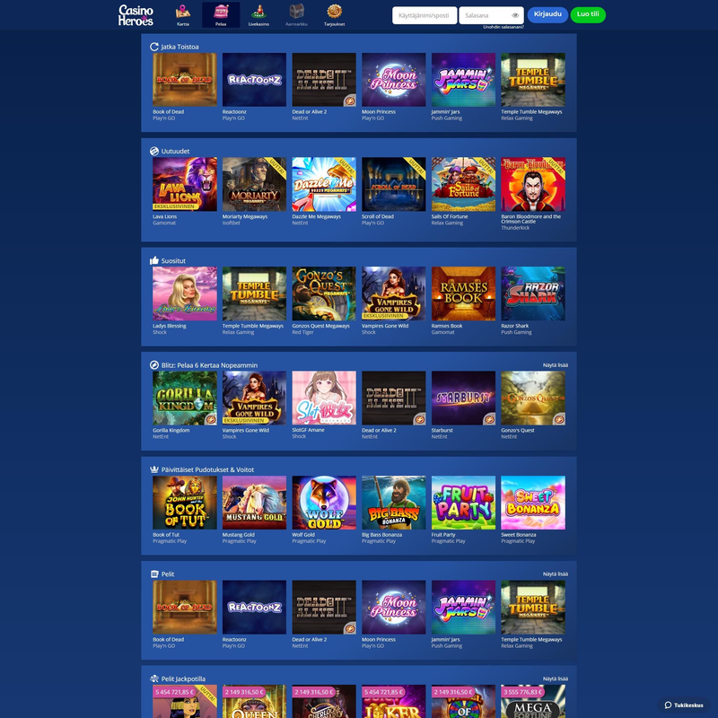 Casino Heroes screenshot