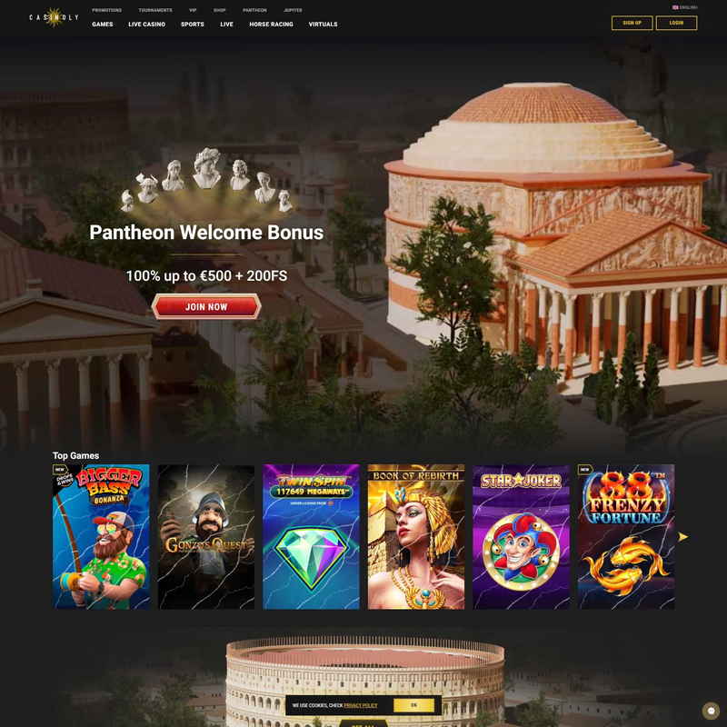 Casinoly screenshot