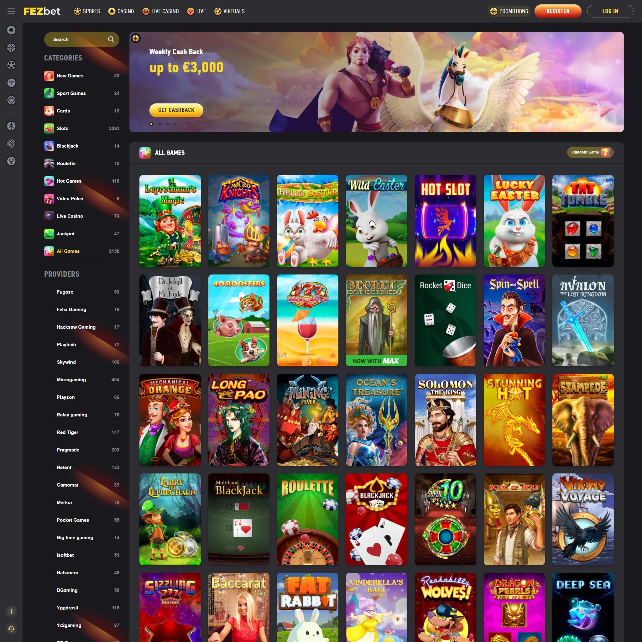 FEZbet Casino screenshot 2