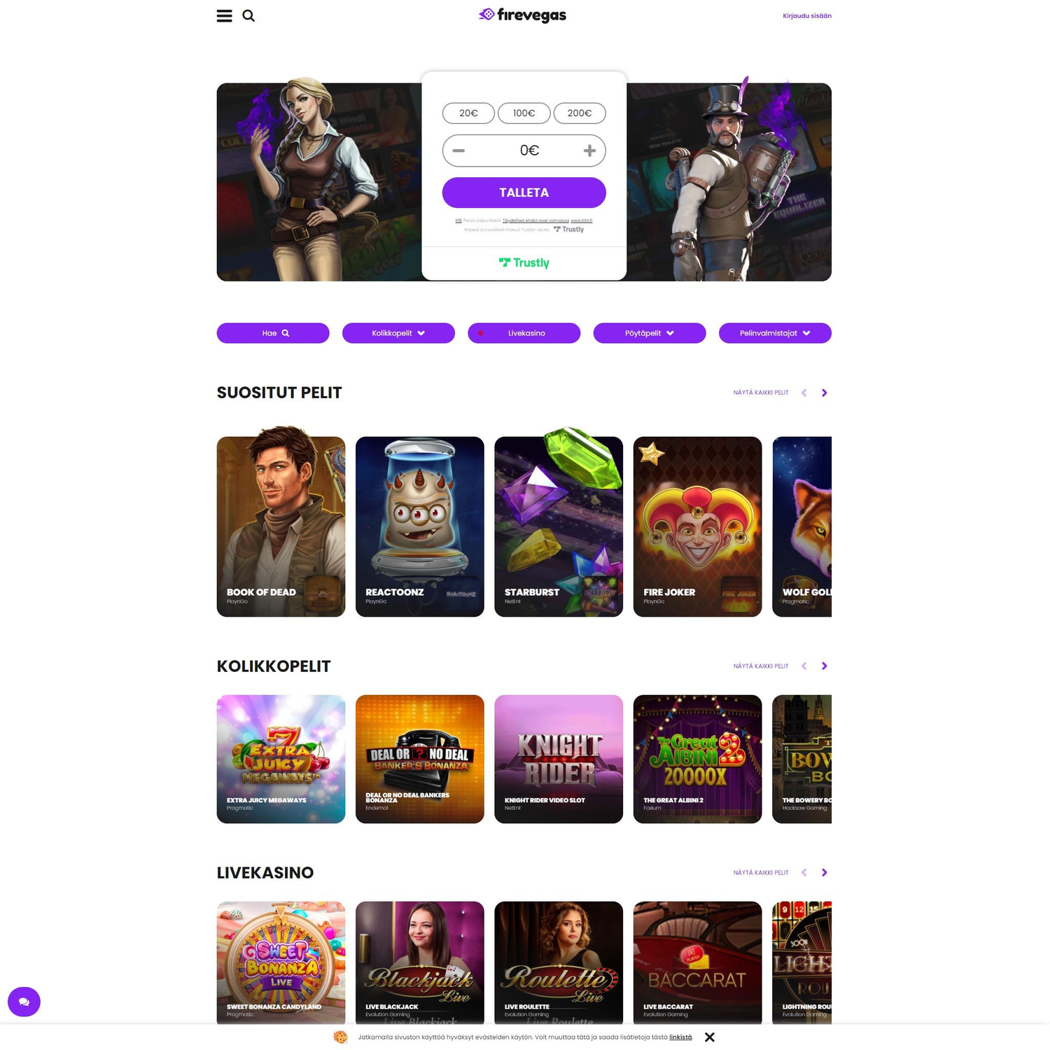 FireVegas Casino screenshot 1