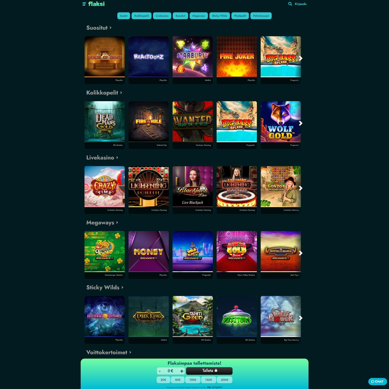Flaksi Kasino screenshot