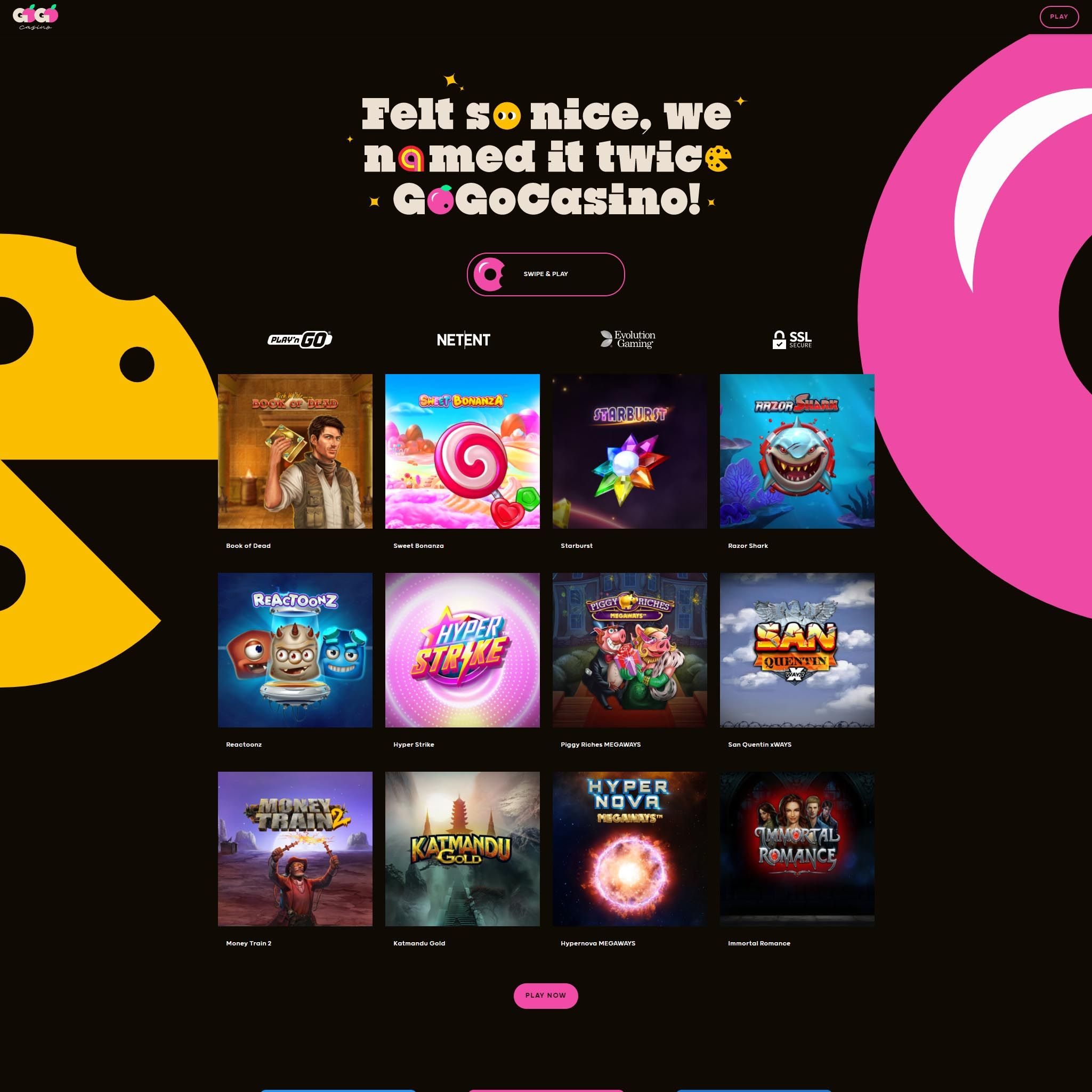 GOGO Casino screenshot 1