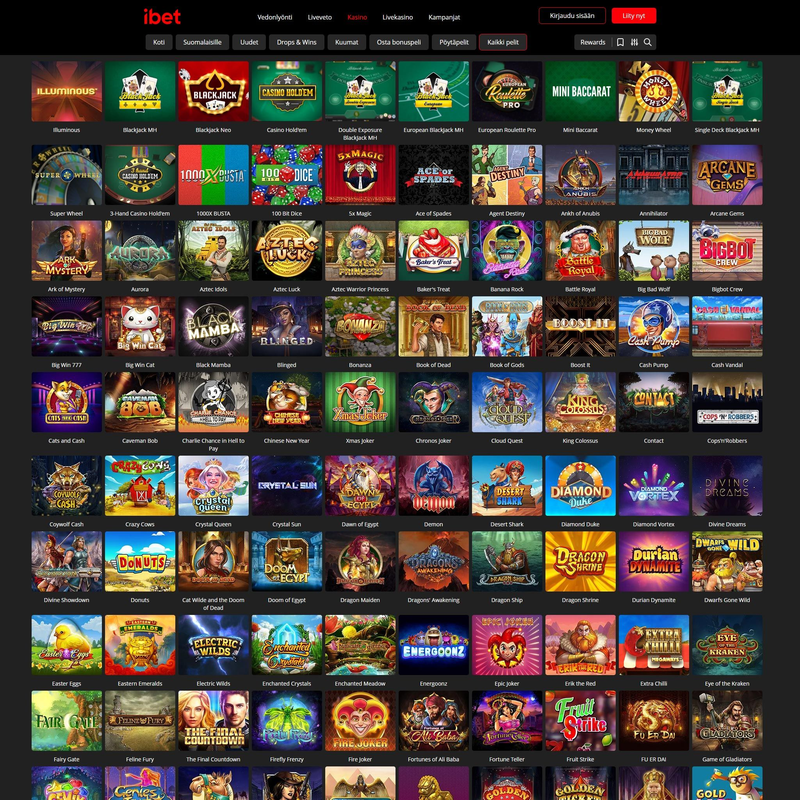 iBet Casino screenshot