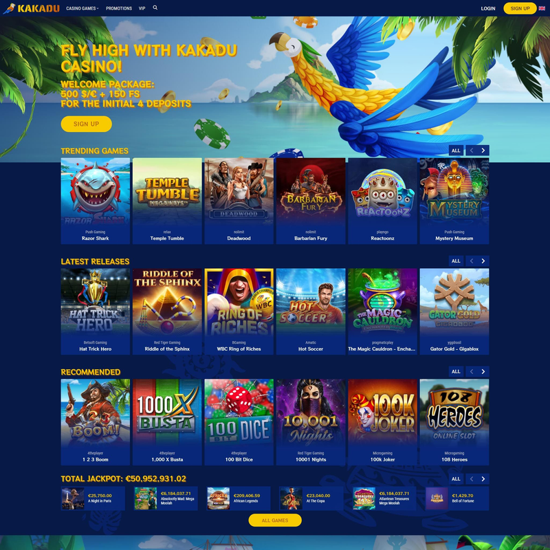 Kakadu Casino screenshot