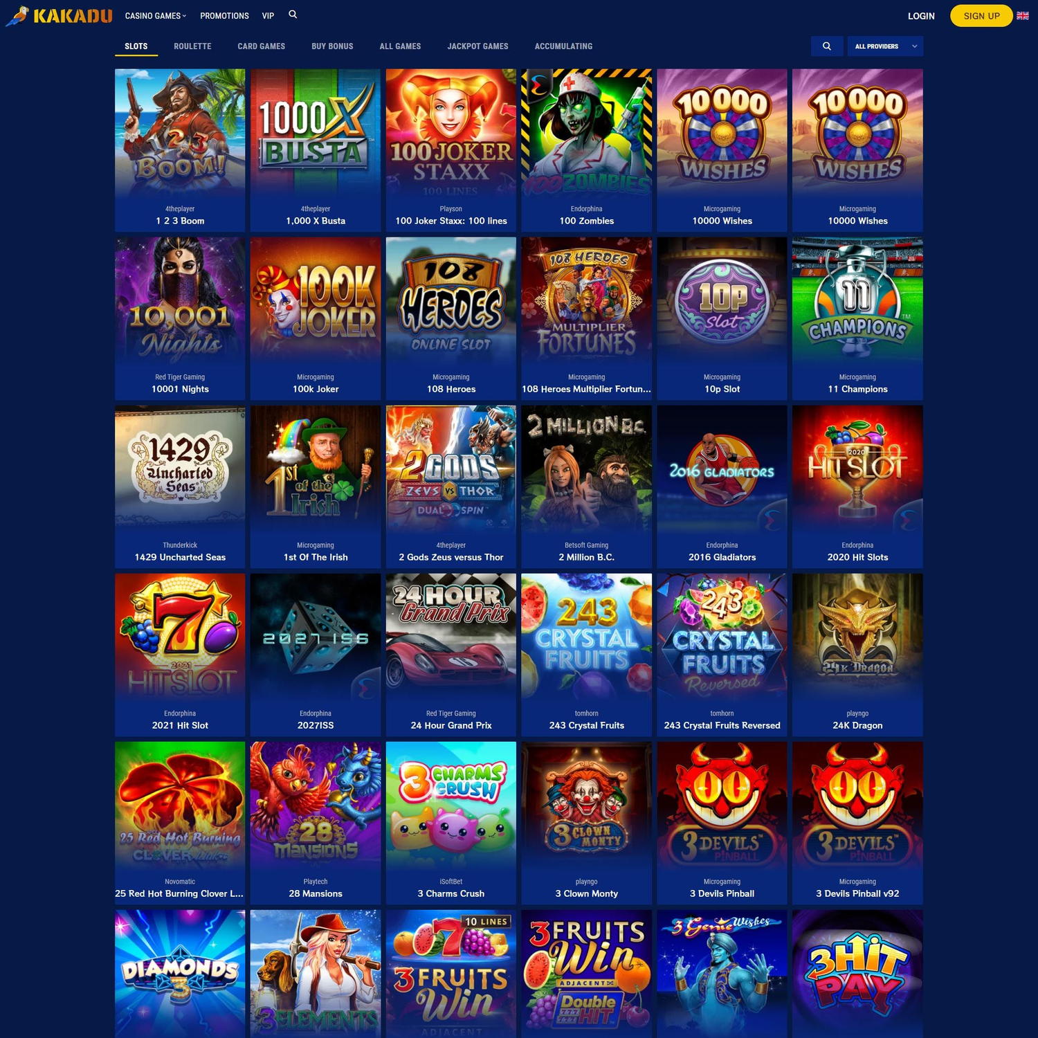 Kakadu Casino screenshot 2