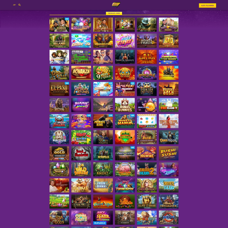 Lucky Casino screenshot