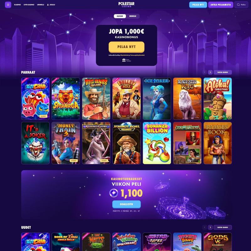 Polestar Casino screenshot