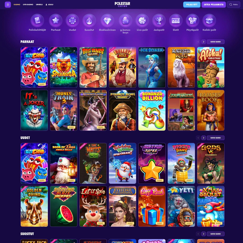 Polestar Casino screenshot