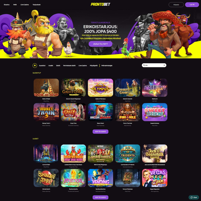 Prontobet screenshot