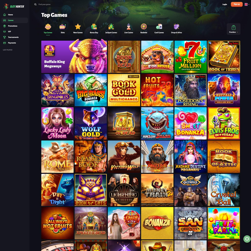 Slot Hunter Casino screenshot