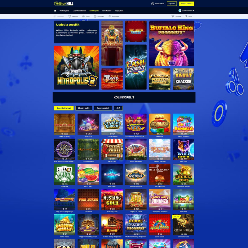 William Hill Casino screenshot